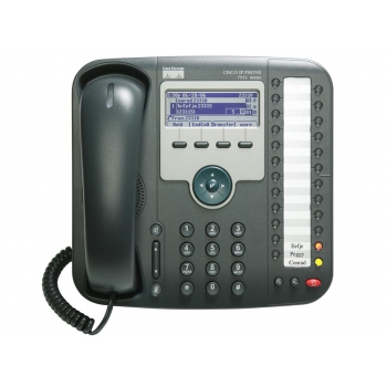 CP-7931G Cisco IP телефон, 24 линии SIP\SCCP, 2 x FE PoE, LCD 192x64 BW, гарнитура RJ-9 CP-7931G Cisco IP телефон, 24 линии SIP\SCCP, 2 x FE PoE, LCD 192x64 BW, гарнитура RJ-9