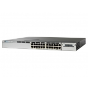 WS-C3750X-24P-S Cisco Catalyst PoE+ коммутатор 24 x GE RJ-45. IP Base