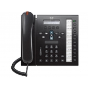 CP-6961-CL-K9 Cisco IP телефон, 12 линий SIP/SCCP, 2 x FE PoE, LCD 396x81 BW, гарнитура RJ-9