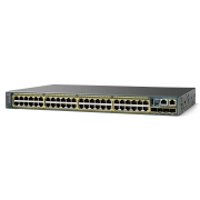WS-C2960X-48LPS-L Cisco Catalyst PoE+ (370W) коммутатор 48 x GE RJ-45, 4 x SFP, LAN Base